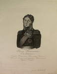 Гравюра "Портрет генерал-лейтенанта И. В. Сабанеева" 1815-1817 гг.