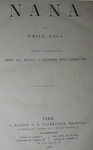Zola Emile "Nana". 1882 год.