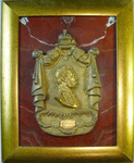 Плакетка "Александр II" XIX век.