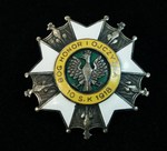 Польский полковой знак "10 s.k 1918" Реплика. Конец ХХ века