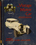 "The Vintage Motor Car Pocketbook" 1959 год. На английском языке.