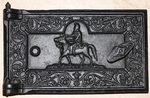 Дверца печная "Всадник" Россия. Конец XIX - начало ХХ века.