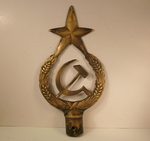 Навершие к Переходящему Красному знамени 1940 год.