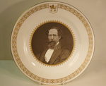 Тарелка "Чарльз Диккенс" Марка "Spode". К 100-летию Диккенса. 1970 год.