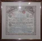 Облигация "Общество Закавказской железной дороги" В 625 руб. мет. 1882 год.