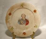 Тарелка Красная марка "Ironstone China J & G. Meakin Hanley England". Вторая половина XIX века.