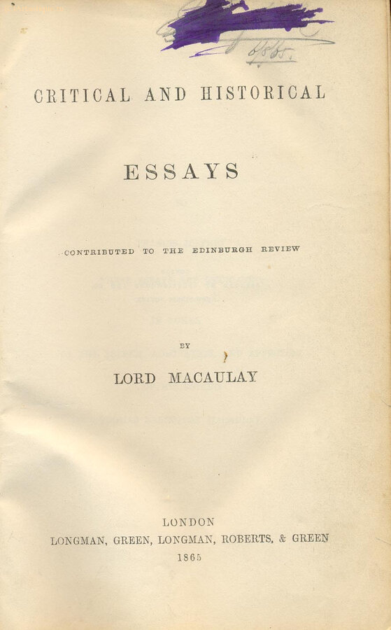Macaulay, lord 