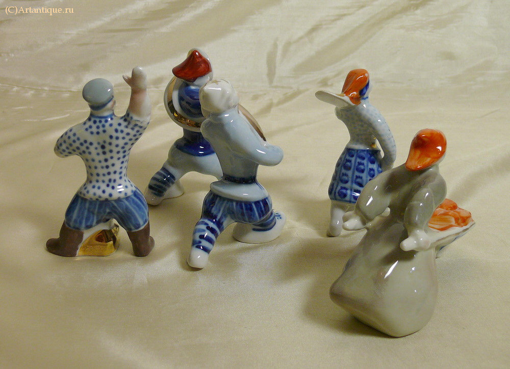Набор статуэток "Коммунистический субботник"