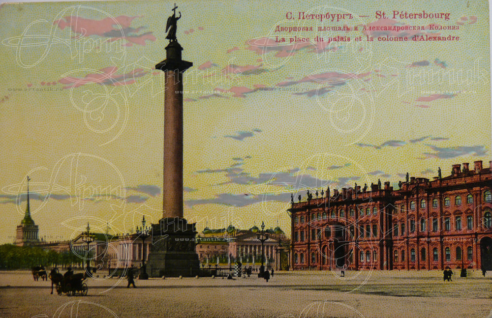 Александровская колонна санкт петербург рисунок