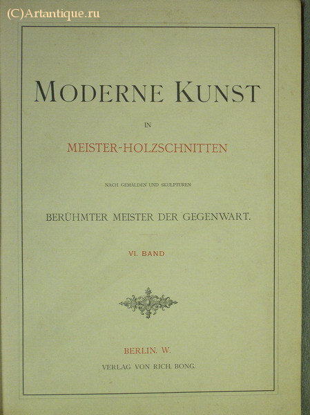 "Moderne  Kunst in Meister-Holzschnitten"