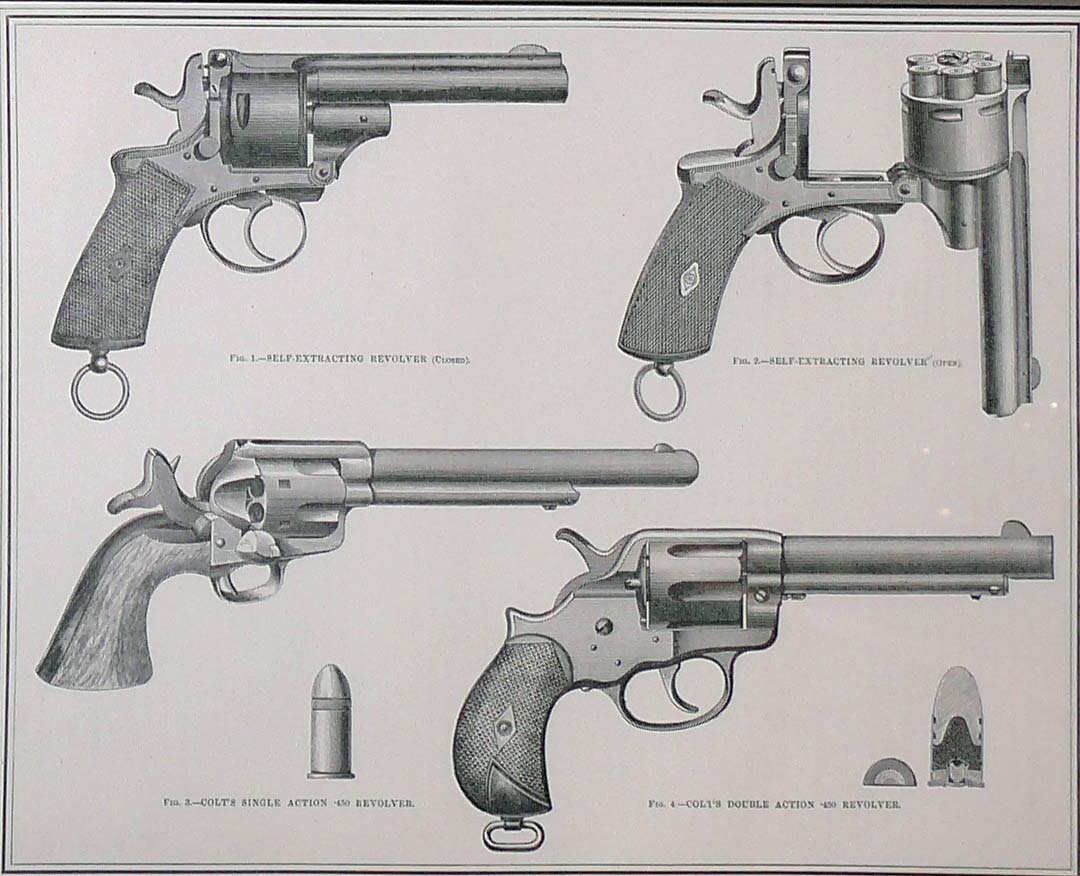 Литография "Handfeuerwaffen" 