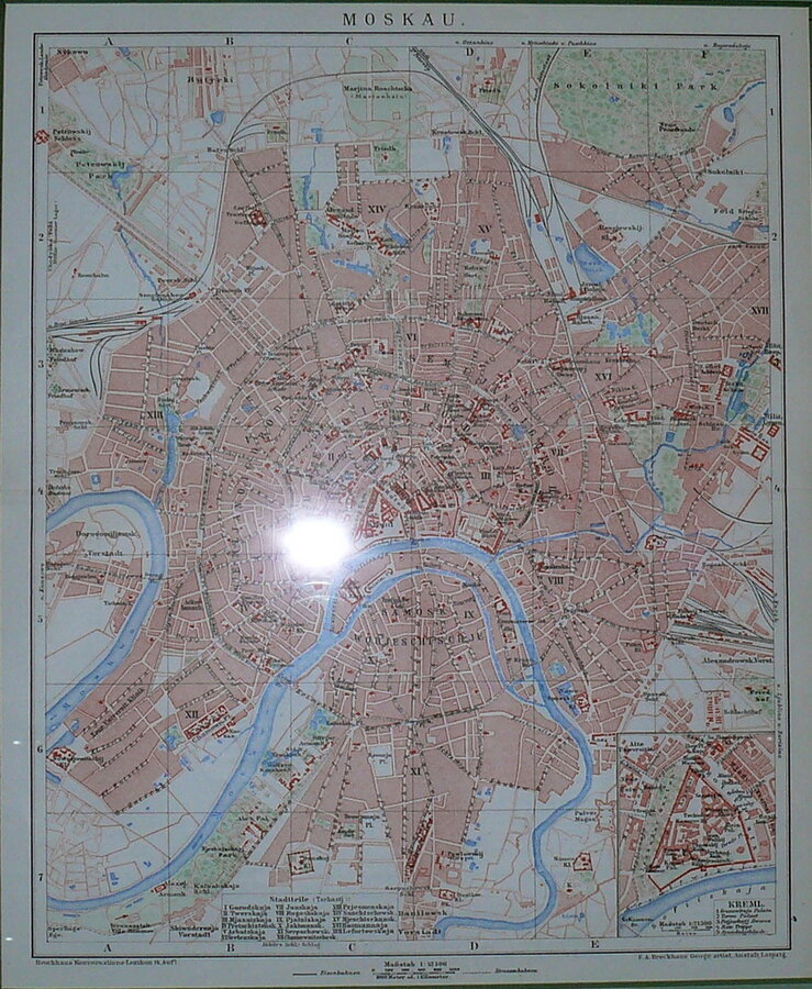 Карта "Moskau"