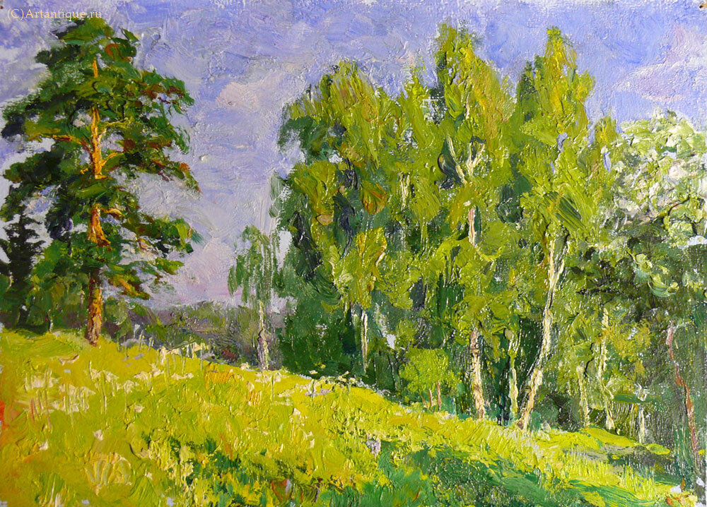 Картина "Пригорок"