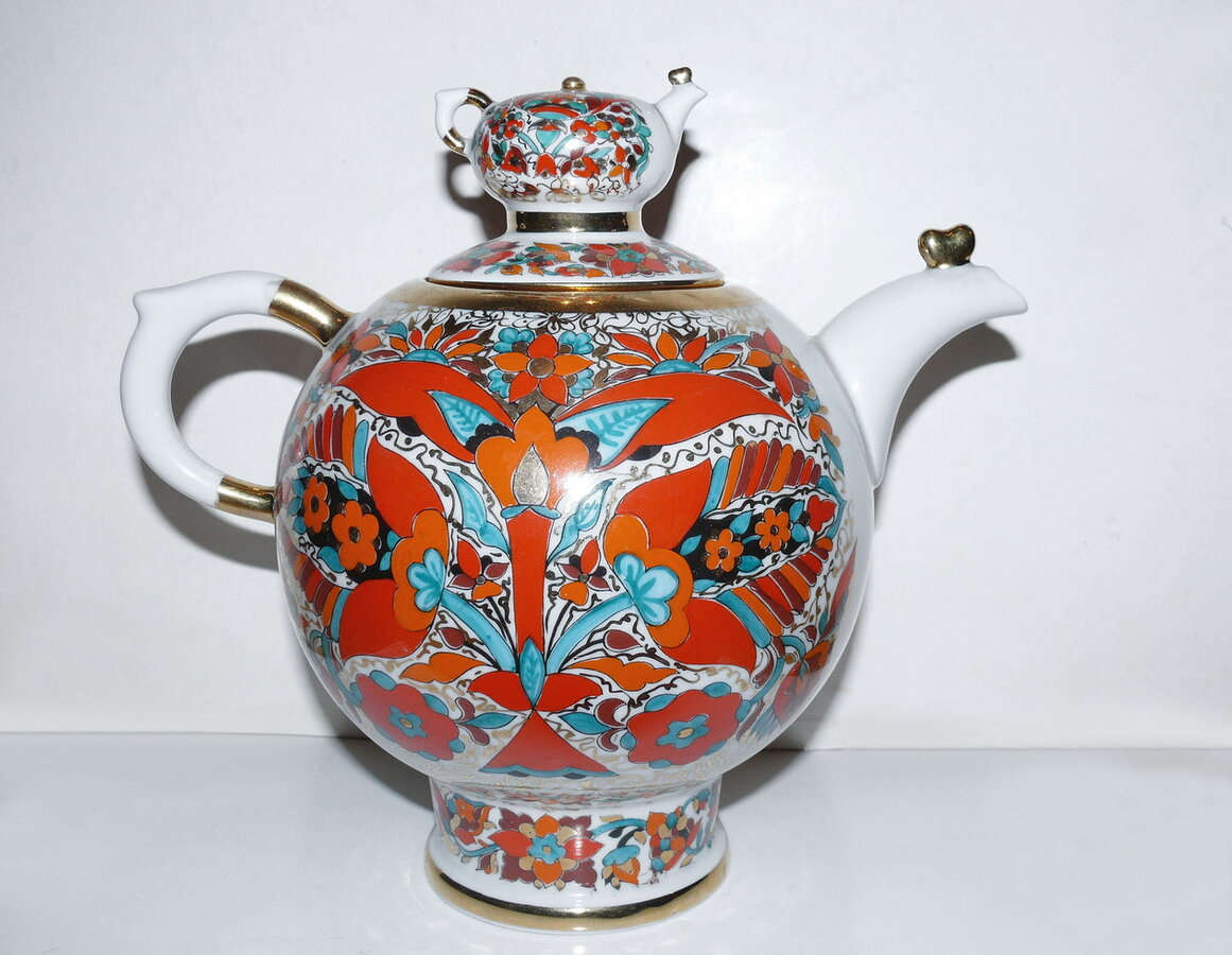 Чайник доливной "Красный петух"