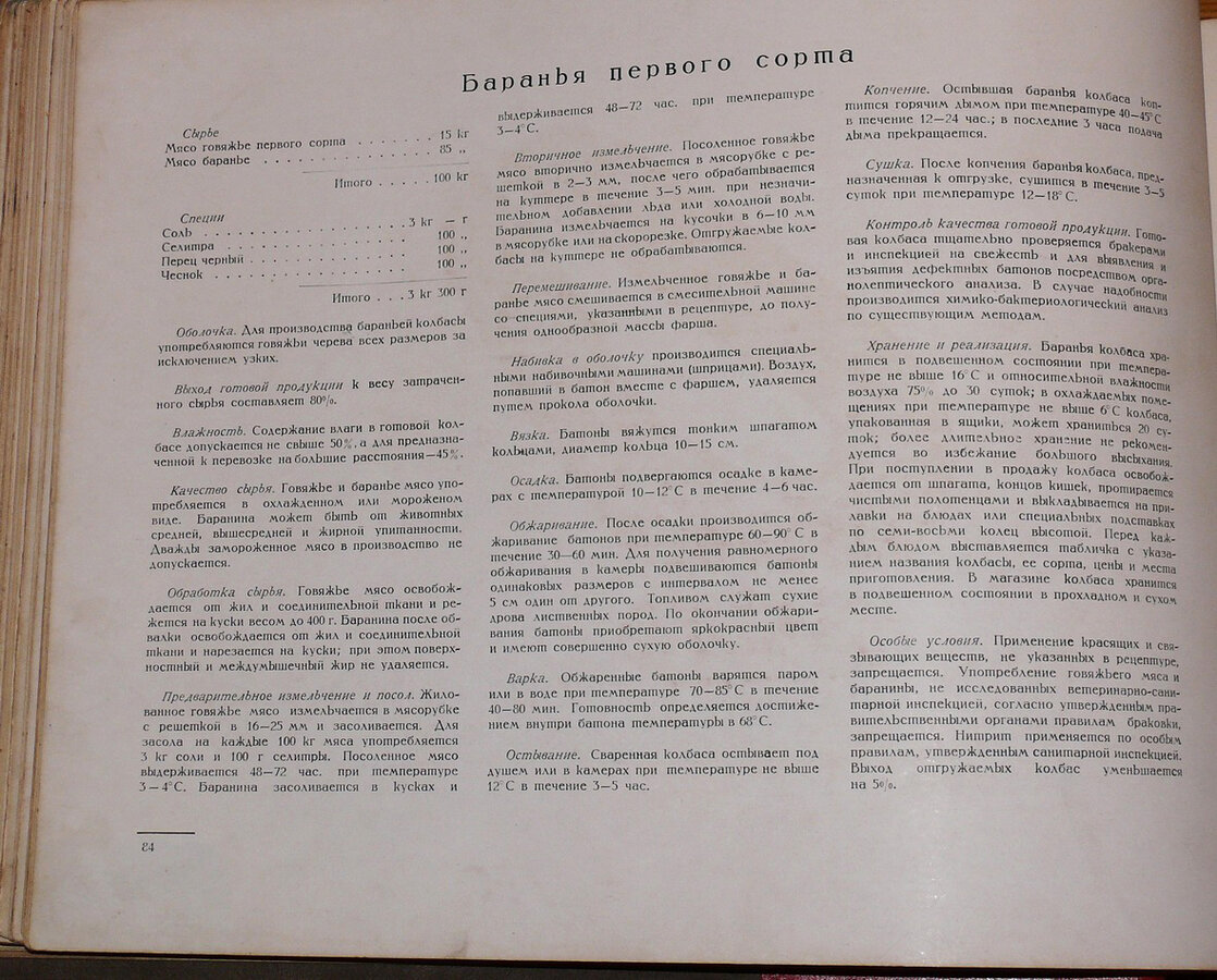 Альбом колбас и мясокопченностей