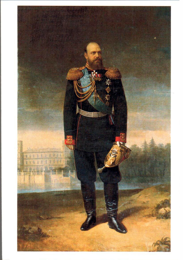Художник И.А. Тюрин. Портрет императора Александра III.