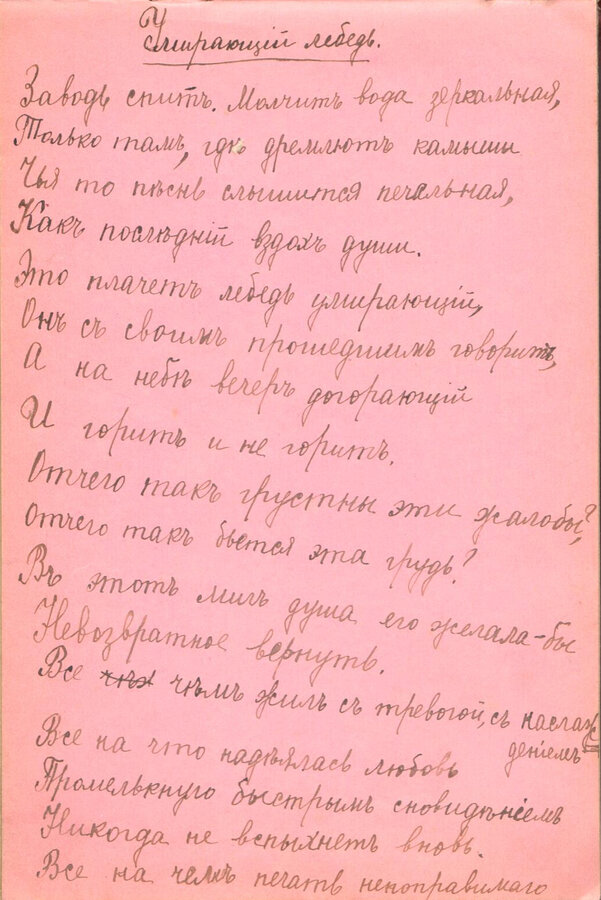 Девичий альбом с акварелями, рисунками и пожеланиями