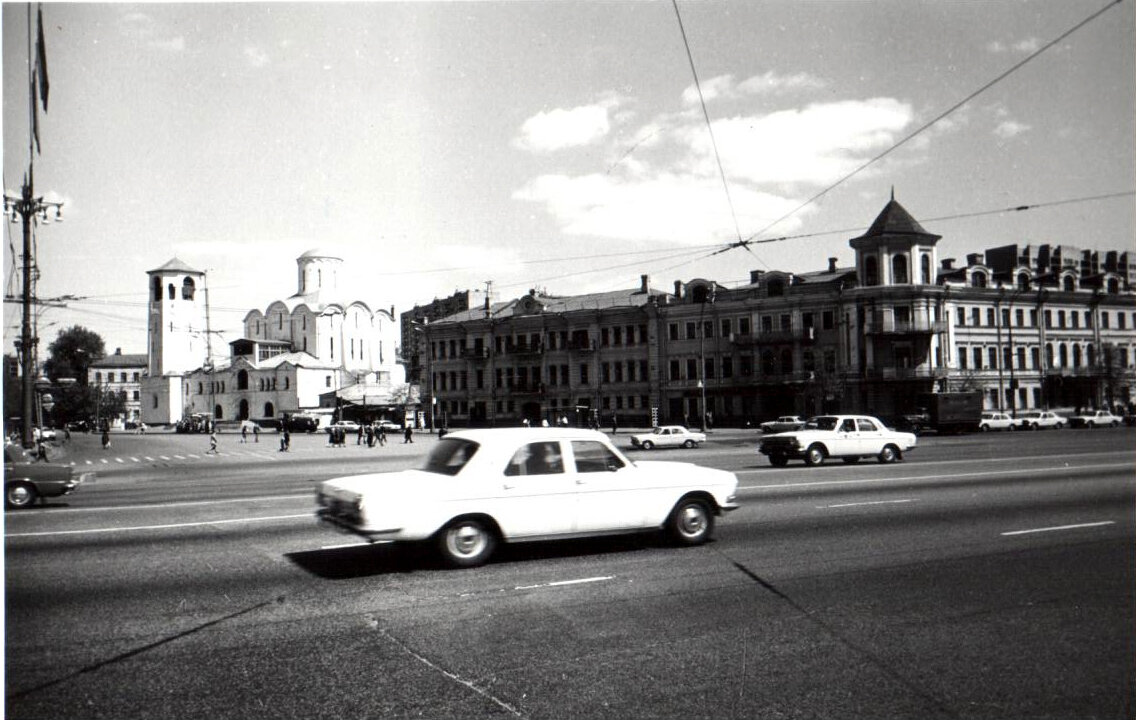 Площадь Белорусского вокзала. 21 мая 1978 г.