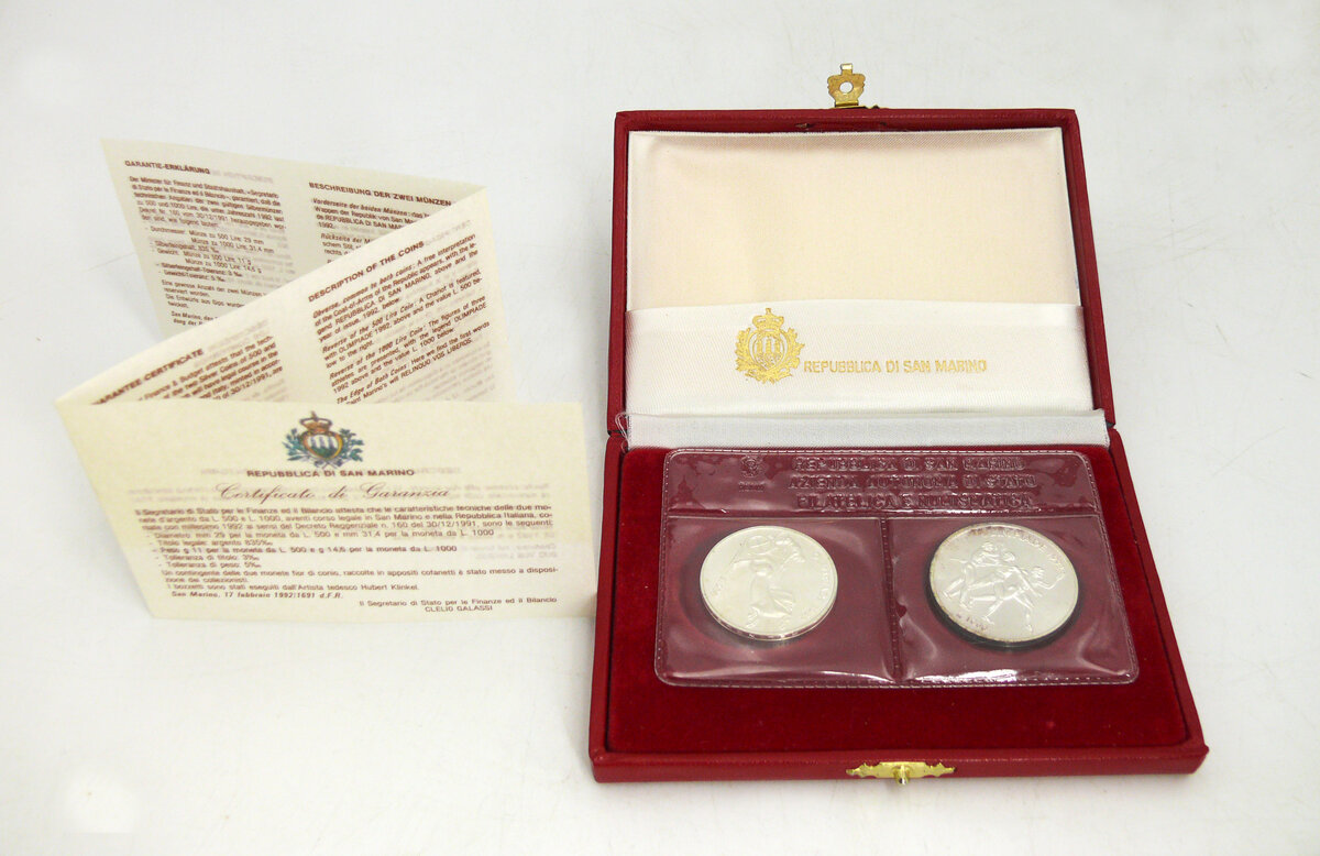Набор памятных монет "Олимпиада 1992г."