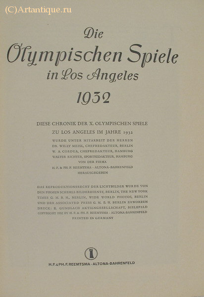 "Olympia 1932"