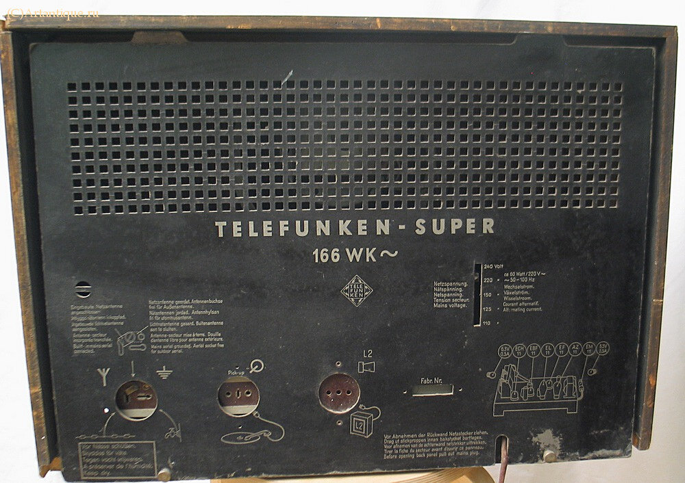 Приемник "TELEFUNKEN 166 WK"
