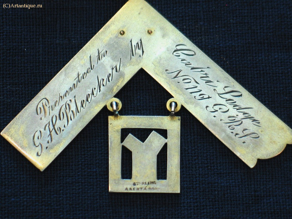 Знак масонский на колодке