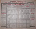 Табель-Календарь и вечный календарь СССР на 1930 г. Иркутск. Тираж 5000 экз. - 15000 экз.