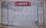 Табель-Календарь на 1943 г. Алма-Ата. - 15000 р.