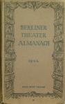 "Berliner Theater. Almanach" 1942 год. На немецком языке.