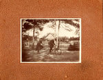 Фотография "Велосипед-тандем" 1910-1915.
