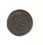 2 копейки Сибирская монета. 1776 год. "К.М.". Екатерина II.
