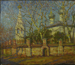 Картина "Весна за Костромкой" Автор Рассыпнов В. И. 1997 год.