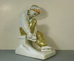 Статуэтка "Фигуристка" Артель "Прогресс" (?). Конец 1950 - начало 1960-х годов.