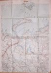 Карта восточной части СССР Управление военных топографов. 1934 год.