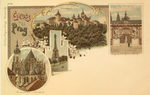 Открытки "Прага. Стокгольм. Венеция. Каир. Дамаск" 1895-1903.
