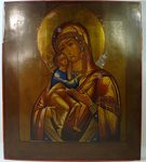 Икона "Пресвятая Богородица Феодоровская" XIX век.