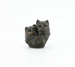 Нэцкэ "Котята в корзине" Япония. Первая половина XX вв..