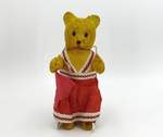 Игрушка "Медведь механический" 1950-е годы. Механизм действующий.