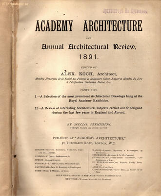 "Academy Architecture"