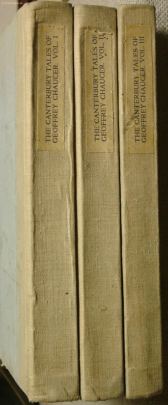 "THE CANTERBURY TALES OF GEOFFREY CHAUCER"