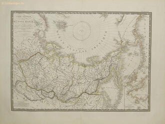Карта "Carte generale de la Russie d'Asie"