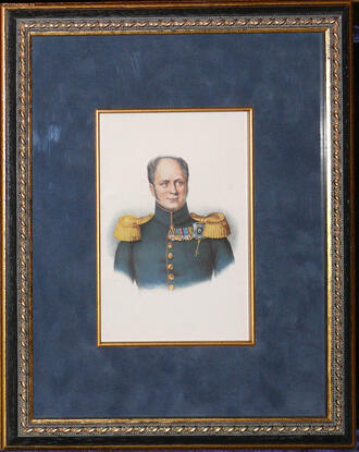 Гравюра "Император Александр I"