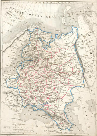 Карта "Russie"