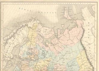 Карта "Russie d'Europe"