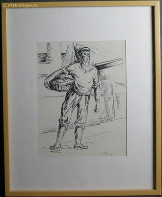 Рисунок "Рыбак"