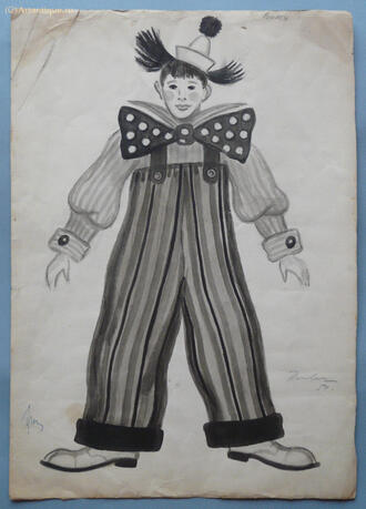 Рисунок "Эскизы костюмов"