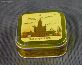 Коробка из-под зубного порошка "ВДНХ"