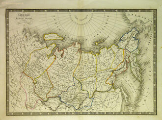 Карта "Siberie ou Russie d'Asie" 