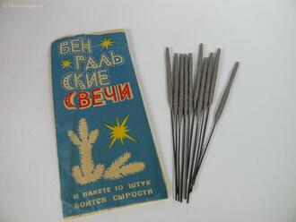 Новогодние игрушки "Бенгальские свечи"