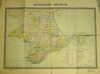 Карта Крымской области